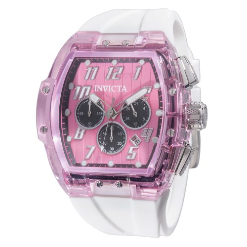 Reloj Invicta 50083 S1 Rally Kinesia Anatomic para hombre - 47 mm, blanco