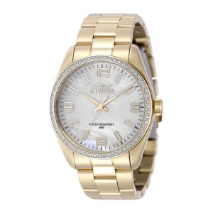 Reloj unisex Invicta 50131 Specialty con esfera de nácar - 38 mm, dorado