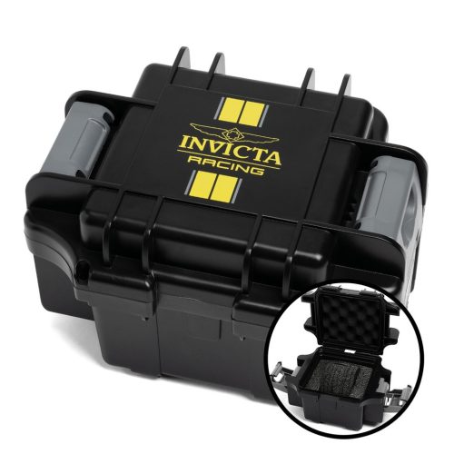 Estuche para reloj de buceo Invicta Racing de 1 ranura, negro DC1-RAC